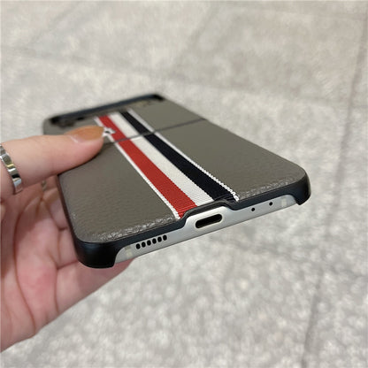 Fashion stripe Case for Samsung Galaxy Z Flip 3