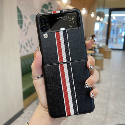 Fashion stripe Case for Samsung Galaxy Z Flip 3