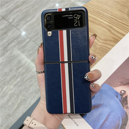 Fashion stripe Case for Samsung Galaxy Z Flip 3