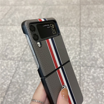 Fashion stripe Case for Samsung Galaxy Z Flip 3