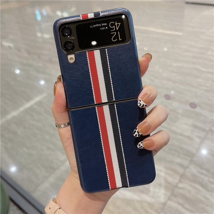 Fashion stripe Case for Samsung Galaxy Z Flip 3