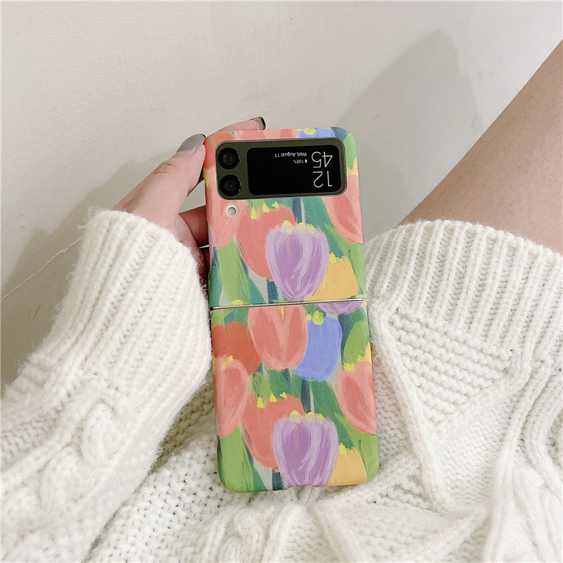 New Tulip flowers Case For Samsung Galaxy Z Flip 3