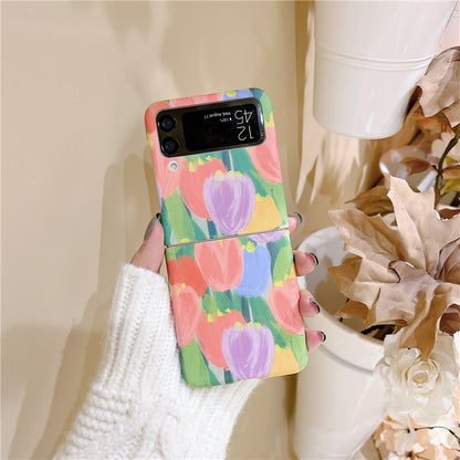 New Tulip flowers Case For Samsung Galaxy Z Flip 3