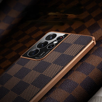 Luxury Leather Case For Samsung Galaxy S22 Series