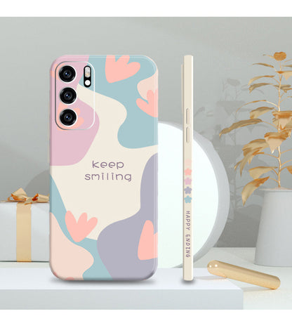 Square Flower Phone Case for Samsung Galaxy S22