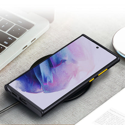 Samsung Galaxy S22 Ultra Case Shockproof Matte Transparent Hybrid Silicone Protection Back