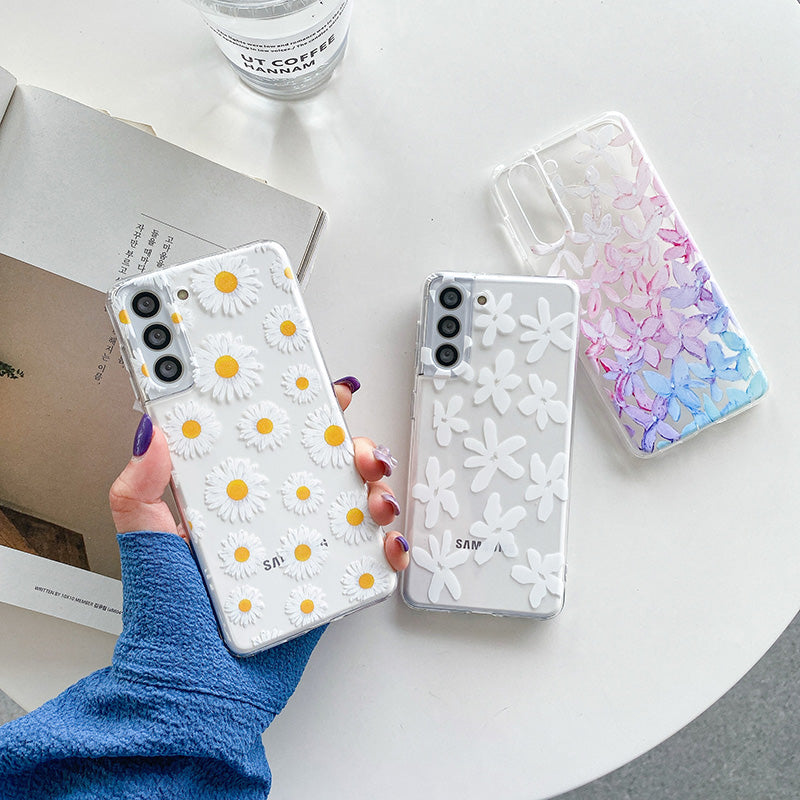 Daisy Flower Phone Case for Samsung Galaxy S22