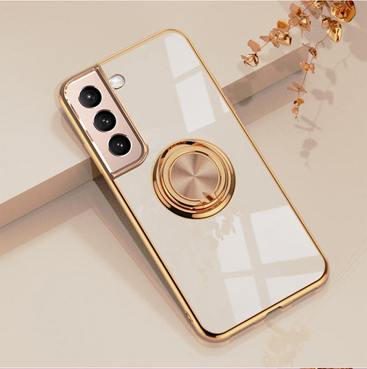 Case for Samsung S22 Ultra Plus Fastened Ring Car Electroplating