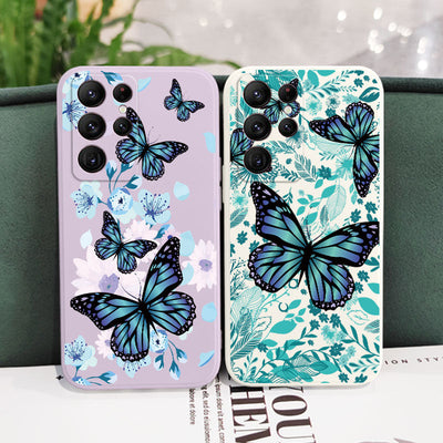 Aurora Butterfly Phone Case For Samsung Galaxy S22 Series