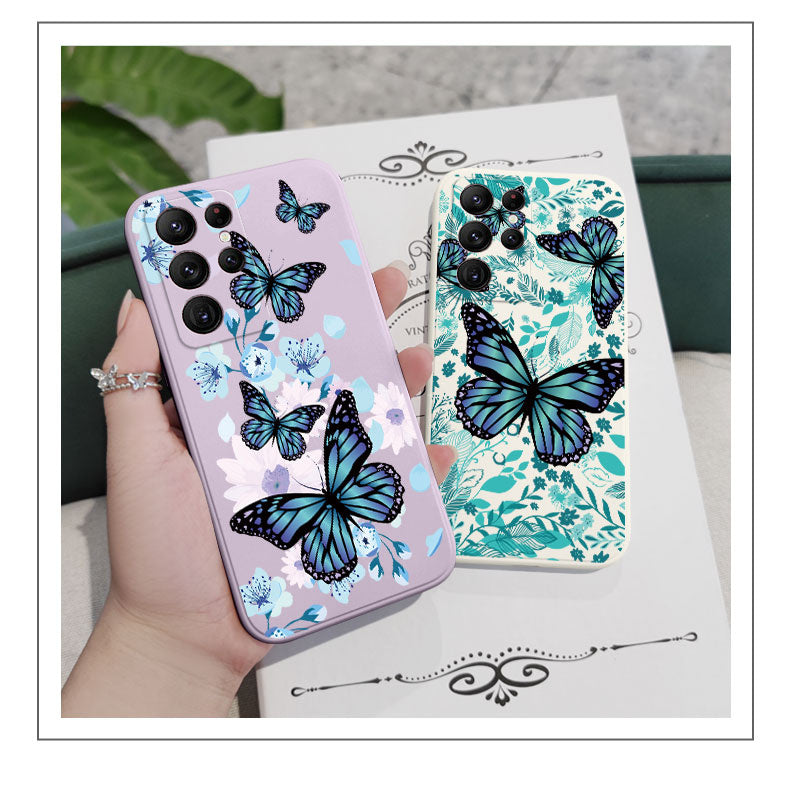 Aurora Butterfly Phone Case For Samsung Galaxy S22 Series