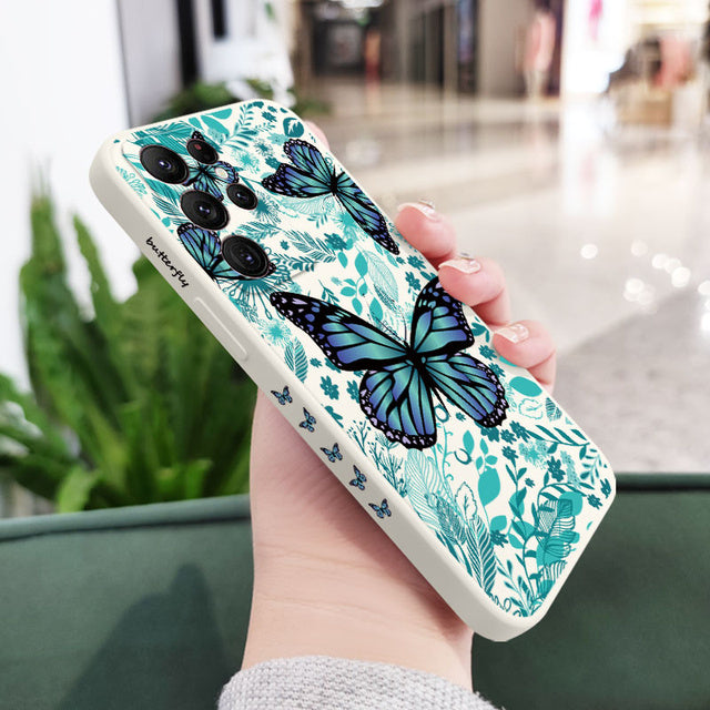 Aurora Butterfly Phone Case For Samsung Galaxy S22 Series