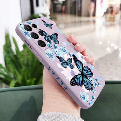 Aurora Butterfly Phone Case For Samsung Galaxy S22 Series