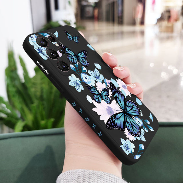 Aurora Butterfly Phone Case For Samsung Galaxy S22 Series