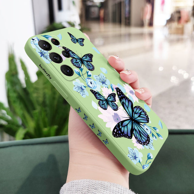 Aurora Butterfly Phone Case For Samsung Galaxy S22 Series