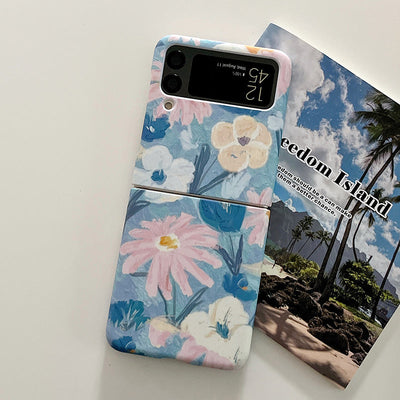 Watercolour Flowers Case For Samsung Galaxy Z Flip 3