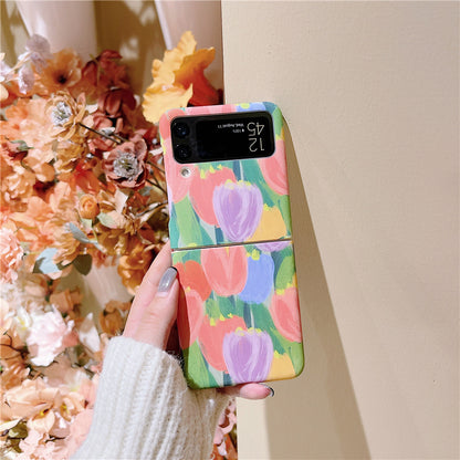 New Tulip flowers Case For Samsung Galaxy Z Flip 3