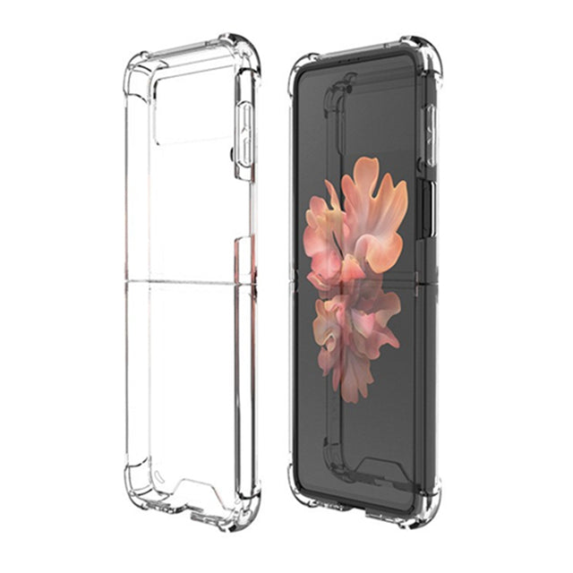 Transparent Shockproof Silicone Cover For Samsung Galaxy Z Flip 3